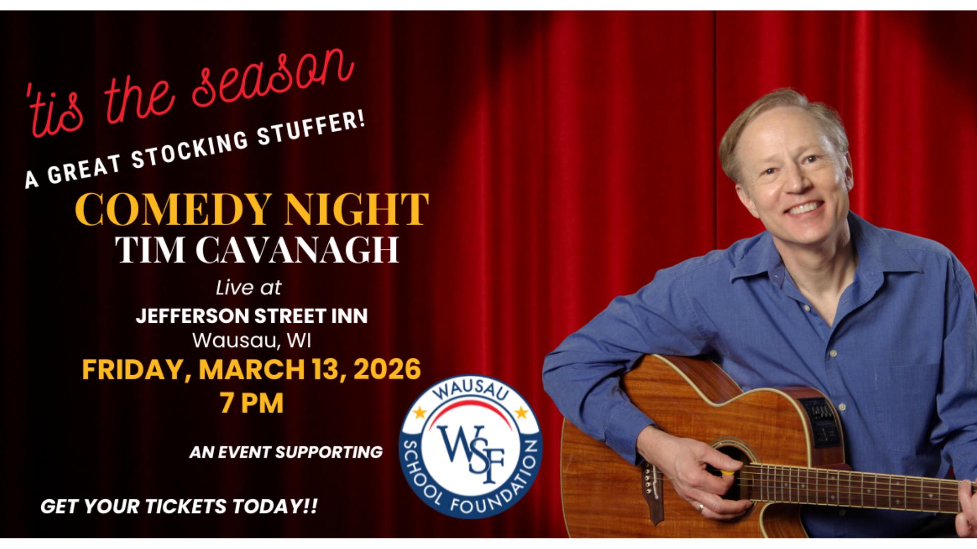 _Comedy Night with Tim Cavanagh Comedy Night with Tim Cavanagh<br />